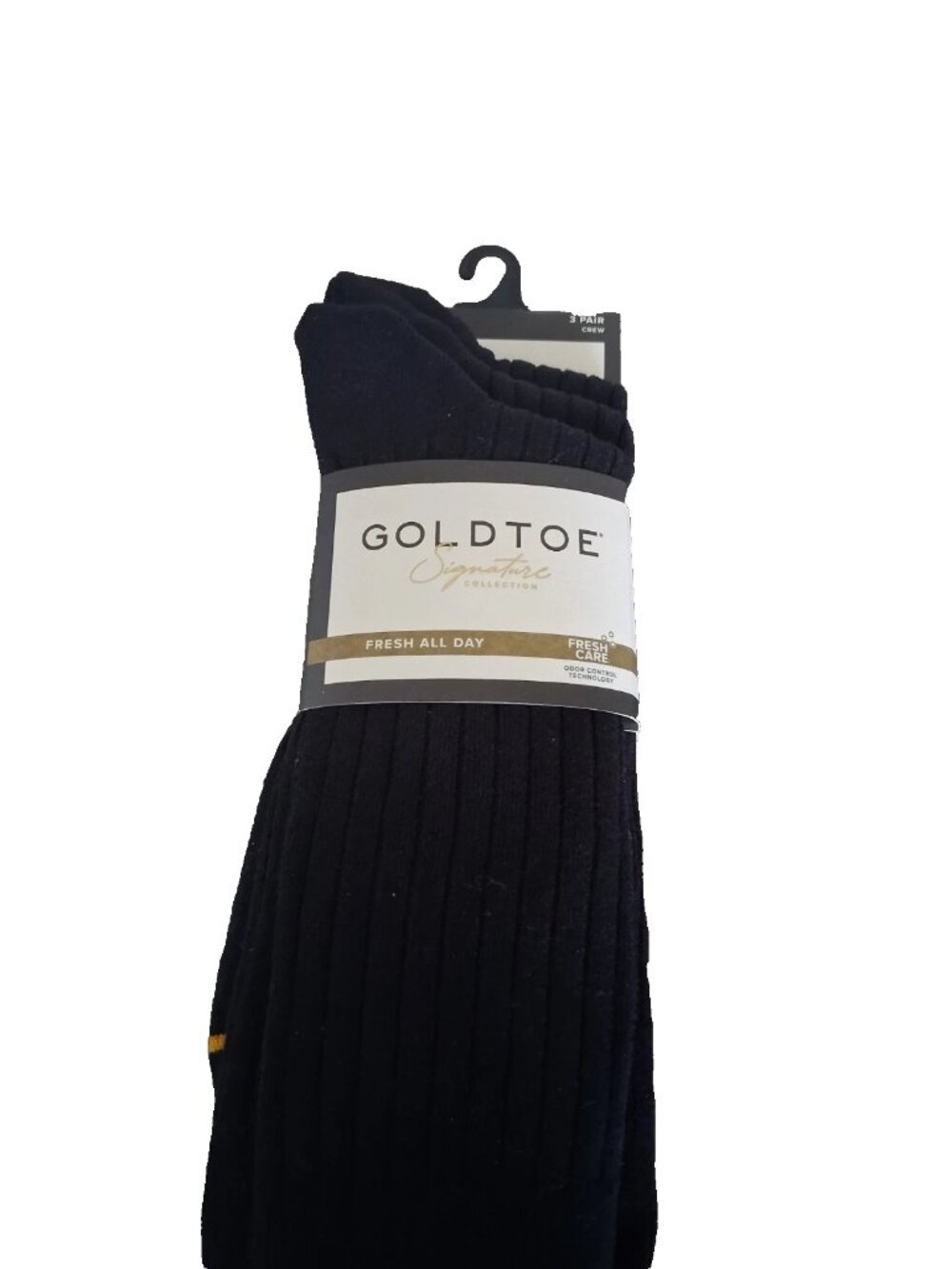 Signature Goldtoe crew socks for men